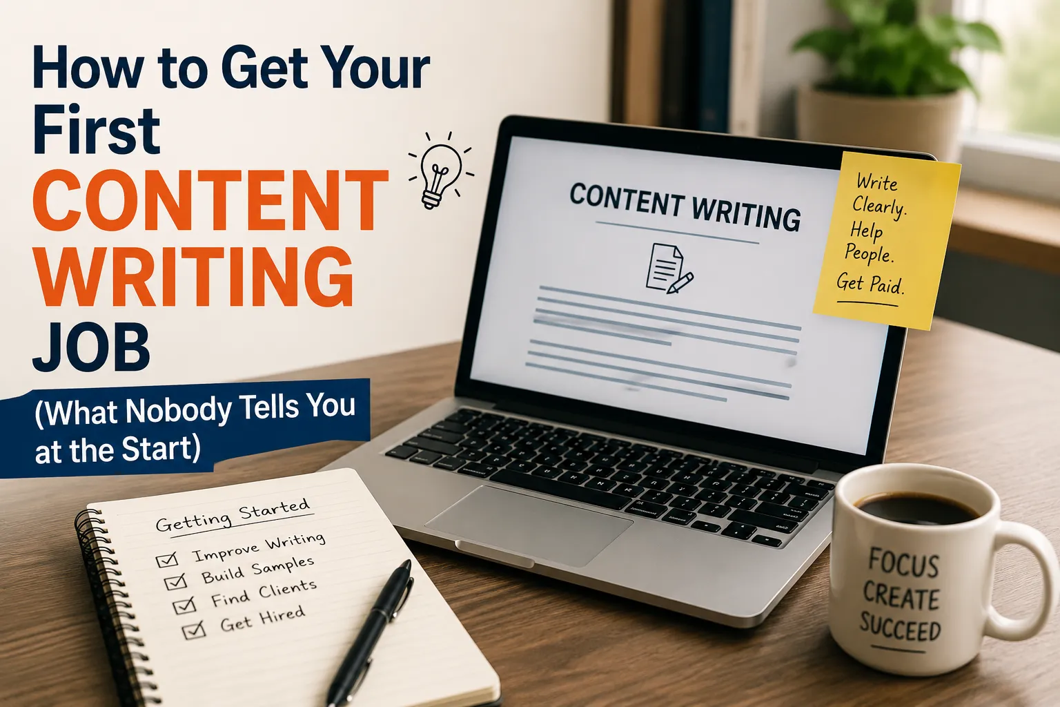 How to Get Your First Content Writing Job