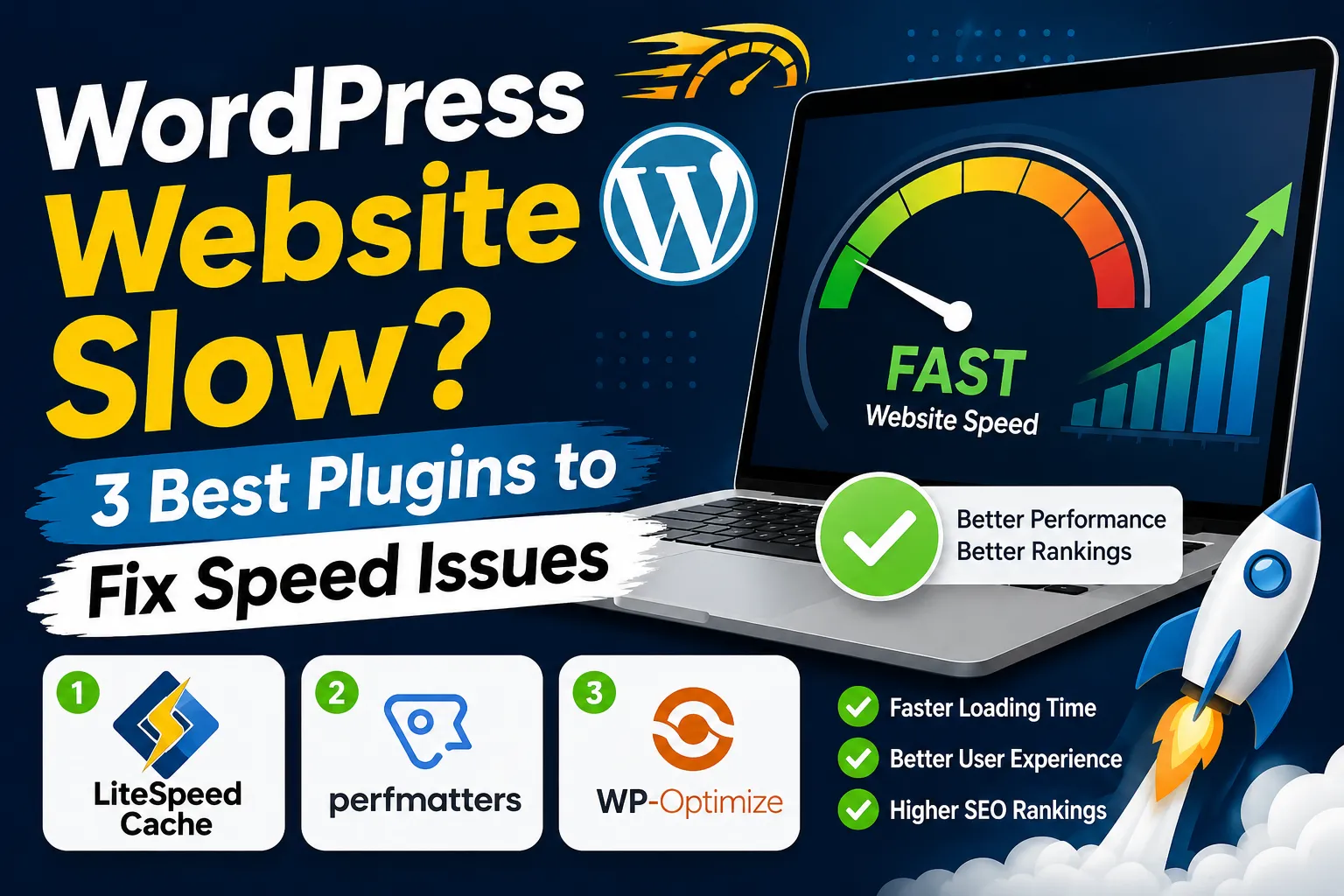 WordPress Website Slow? 3 Best Plugins to Fix Speed Issues Fast